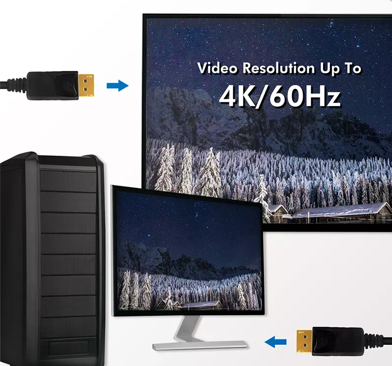 Cordon DisplayPort 1.2 CCS en 2,00m, CD0101