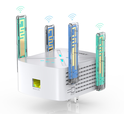 Comfast CF-XR182 AX1800 WiFi6 Sans fil répéteur double bande ulrta vitesse pour les jeux Leic-Core Gigabit Port 4