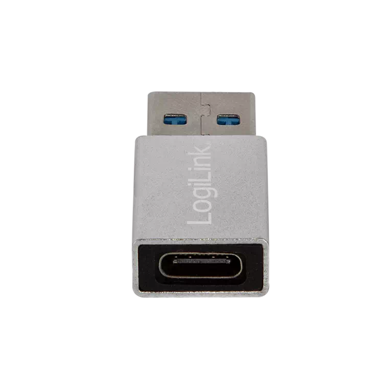 Adaptateur USB3.0 Type-A M vers USB3.2 Type-C F monobloc - AU0056