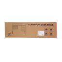 Support pour bureau à pince, 1161x218x757mm, blanc 