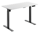 Pied de bureau assis-debout à réglage électrique, 1 moteur, 710–1 190 mm, noir 
