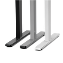 Structure de bureau assis-debout à réglage électrique, 1 moteur, noir 