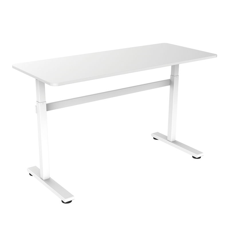 Bureau assis-debout réglable manuellement 