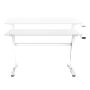 Bureau assis-debout réglable manuellement 