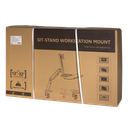 Support de bureau pour moniteur de poste de travail assis-debout, 13 à 32 pouces 