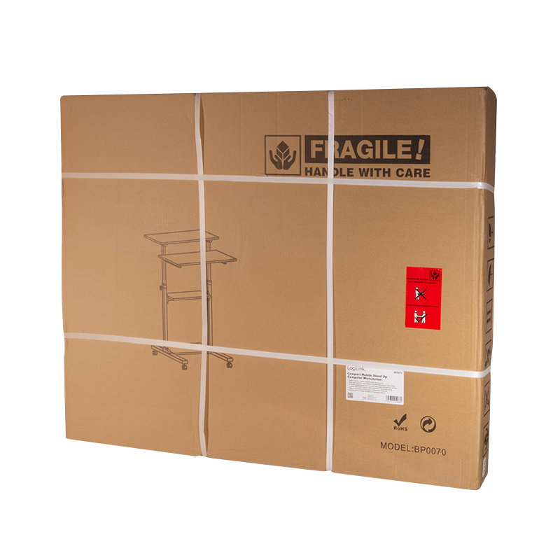 Poste de travail assis-debout, réglable en hauteur, mobile, 60 kg max. 