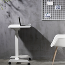 Poste de travail assis-debout, mobile, réglage pneumatique de la hauteur 