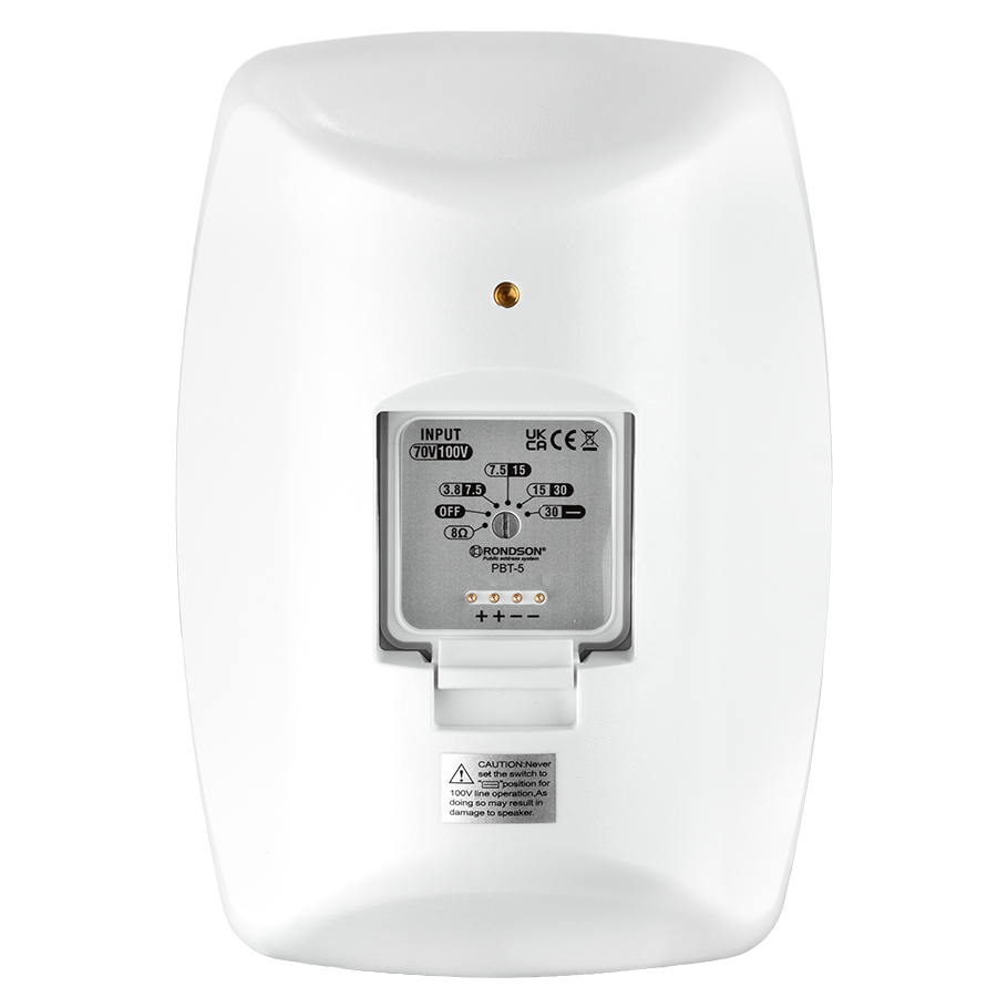 Paire d'enceintes murales 30W en 100V avec indice de protection IP55 PBT-5B