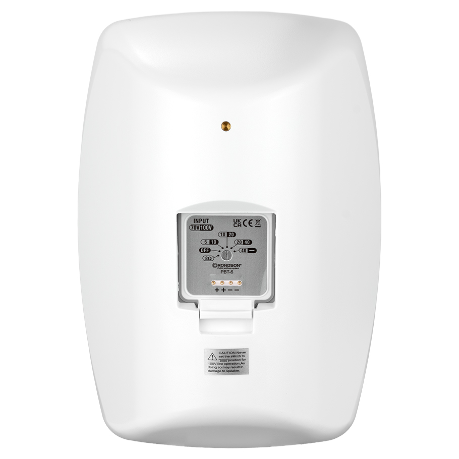 Paire d'enceintes murales 40W en 100V avec indice de protection IP55  PBT-6B