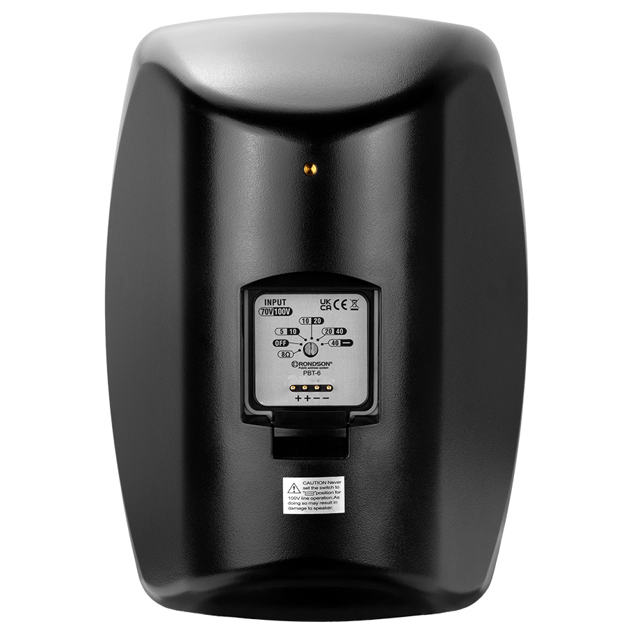 Paire d'enceintes murales 40W en 100V avec indice de protection IP55  PBT-6B