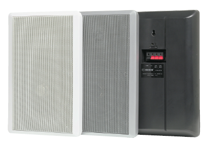 Enceintes murales 6W extra fines en 100V  SLIM-5T BL