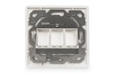 Plaque frontale DIGITUS pour Keystone jacks, 3x RJ45
