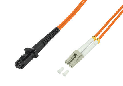 Jarretière optique LC - MTRJ Duplex Multimode 62,5/125µ 2,00 m