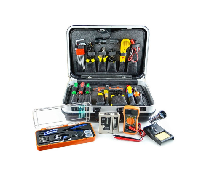 MALLETTE A OUTILS RESEAU 55 PCS 