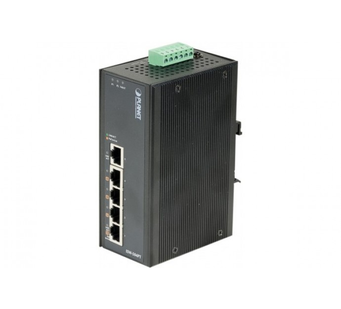 Switch industriel 5 ports 10/100 Montage rail DIN ou Mural