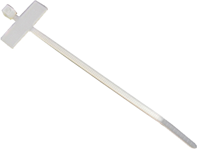 Serre câble 98 x 2,5mm / Sachet de 100 "étiquette" Blanc
