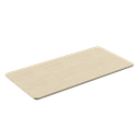 Plateau de bureau en bois 3 parties, 1200x600mm, bois clair 