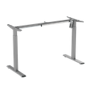 Pied de bureau assis-debout à réglage électrique, 1 moteur, 710–1 190 mm, gris 