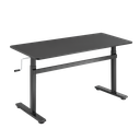 Bureau assis-debout réglable manuellement 
