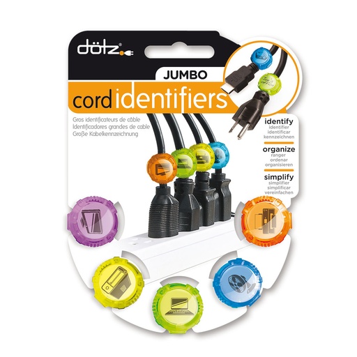 [1701009] Dotz jumbo cord identifiers