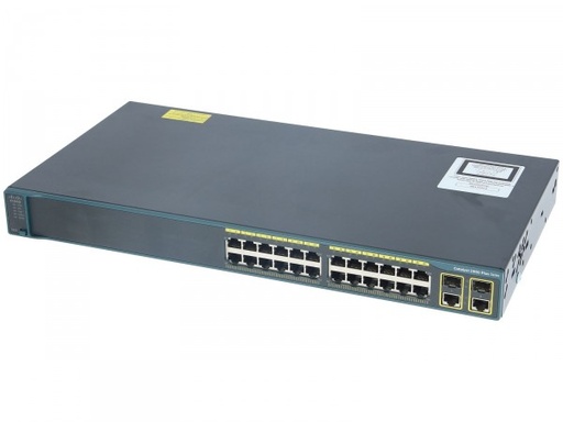 [1100603] Cisco - WS-C2960+24TC-L - Catalyst 2960 Plus 24 10/100 + 2T/SFP LAN Base