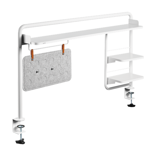 [1851004] Support pour bureau à pince, 1161x218x757mm, blanc 