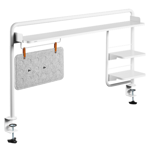 [1851005] Support pour bureau à pince, 1295x218x757mm, blanc 
