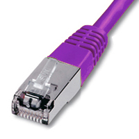 [1203462] Cordon blindé RJ45 CAT.6a S-STP 10,00m Violet